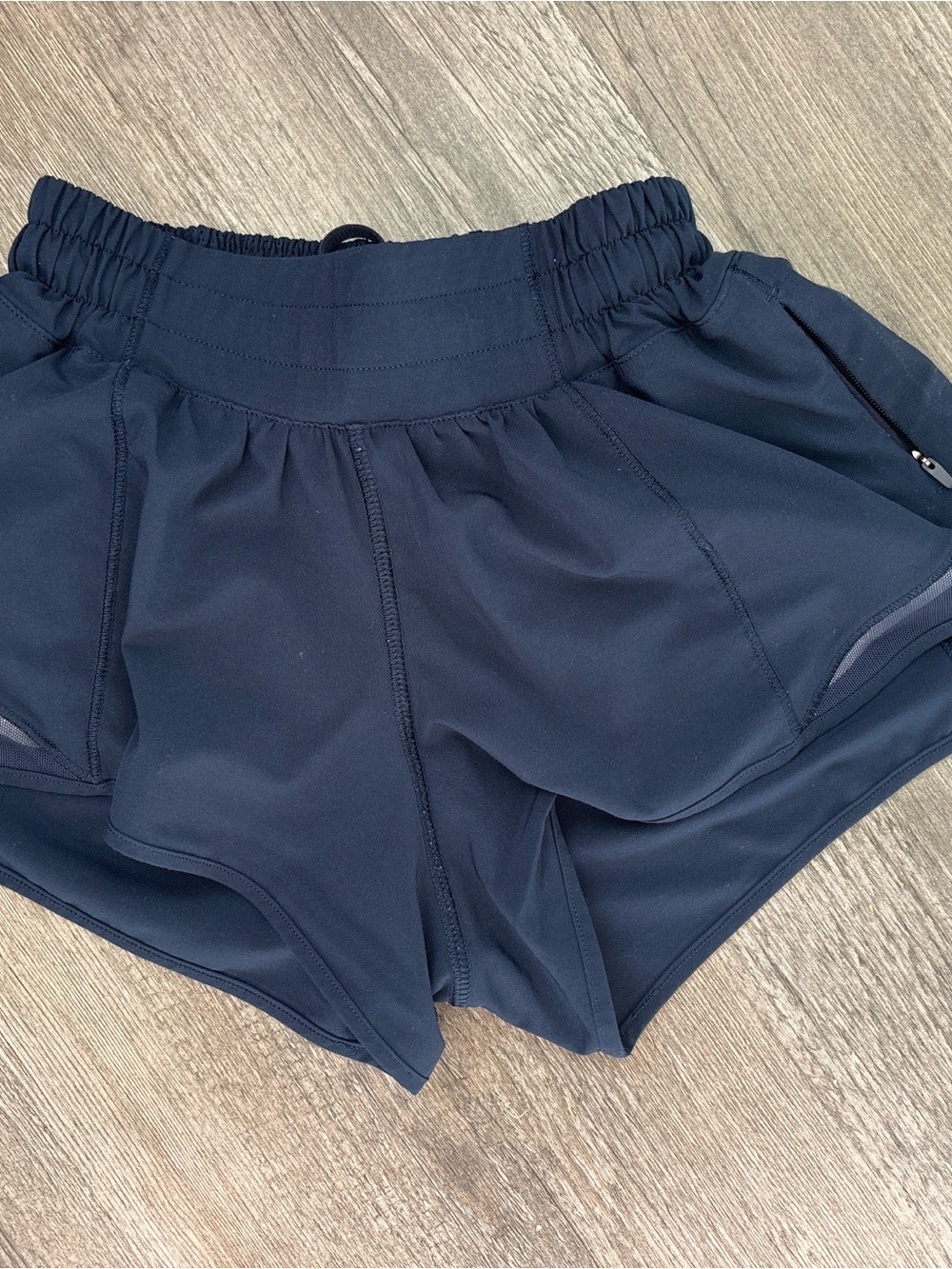 lululemon athletica Women's Navy Athletic Running Shorts